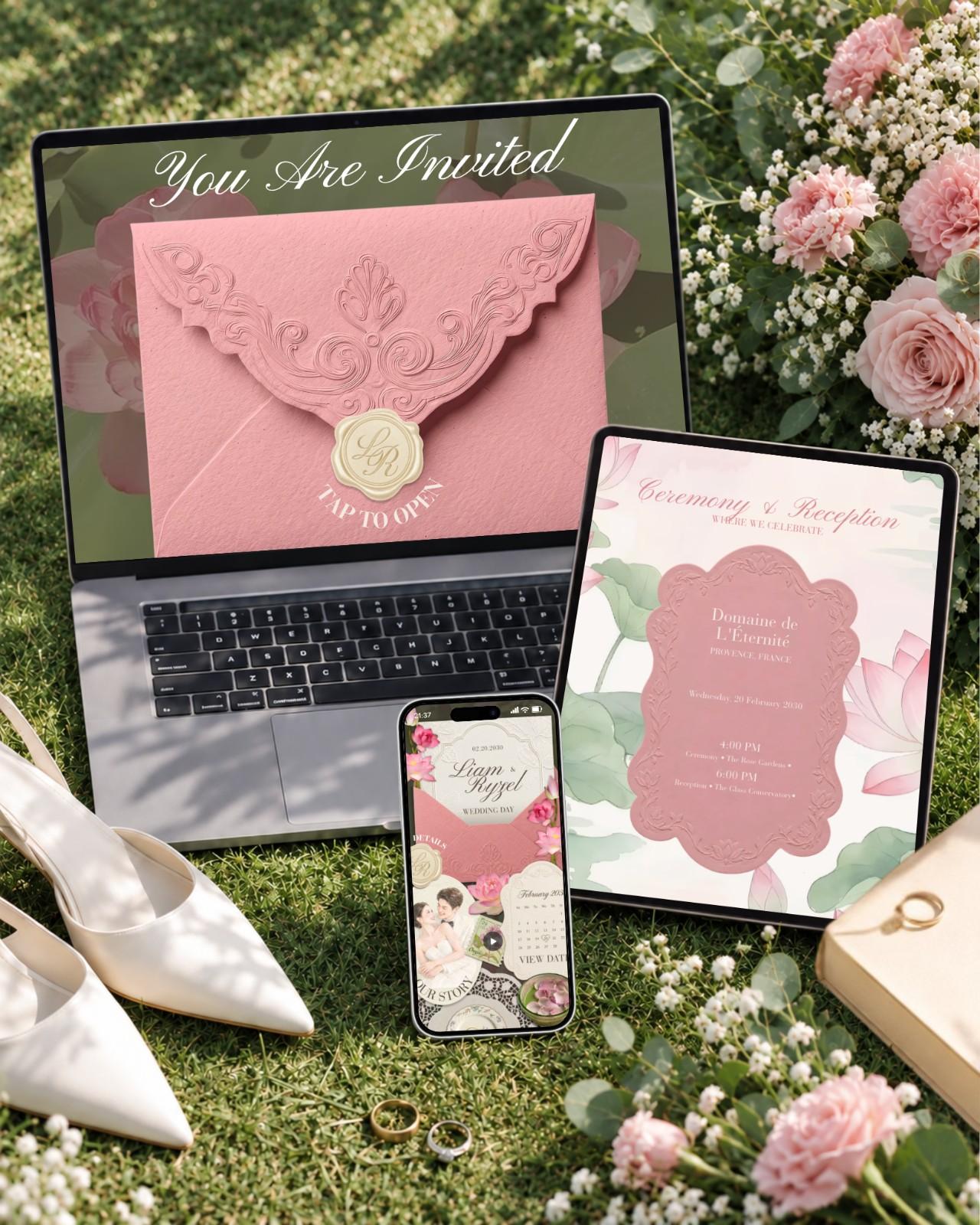 Everly Blush &mdash; invitation website preview 5