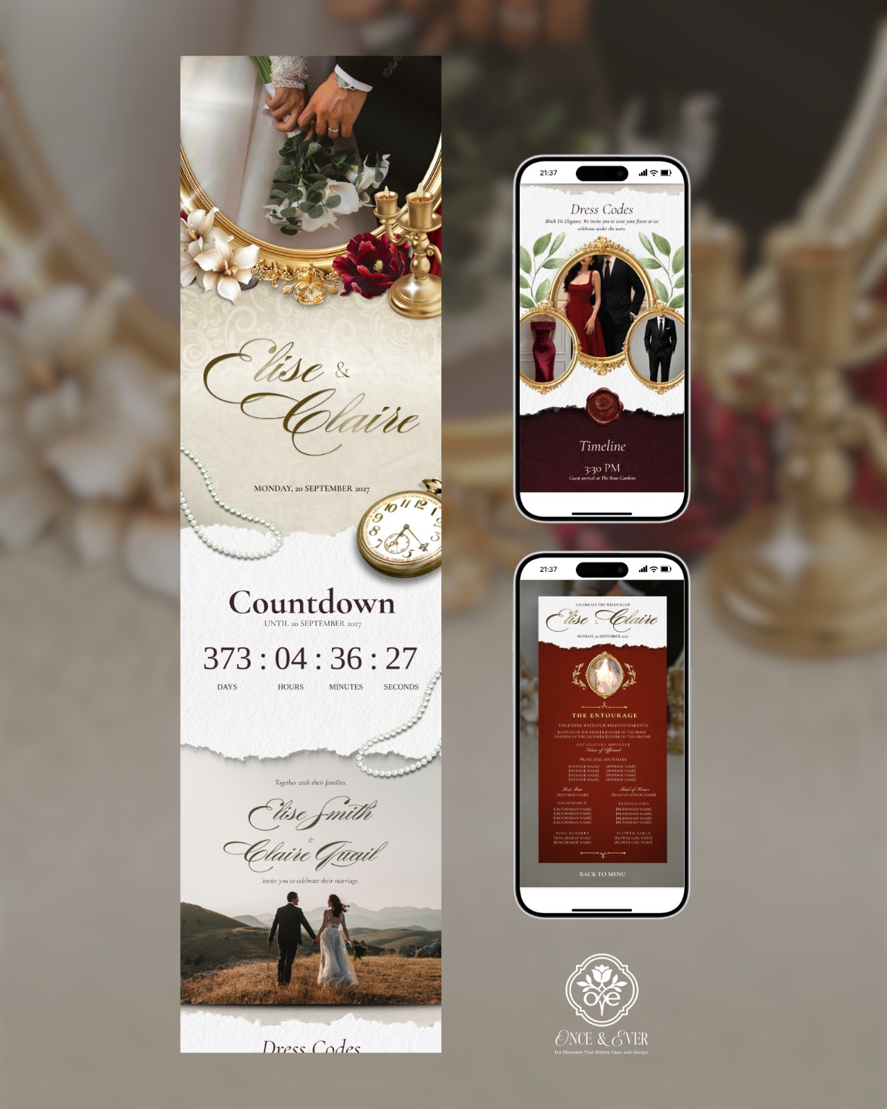 Ruby Soirée &mdash; invitation website preview 4