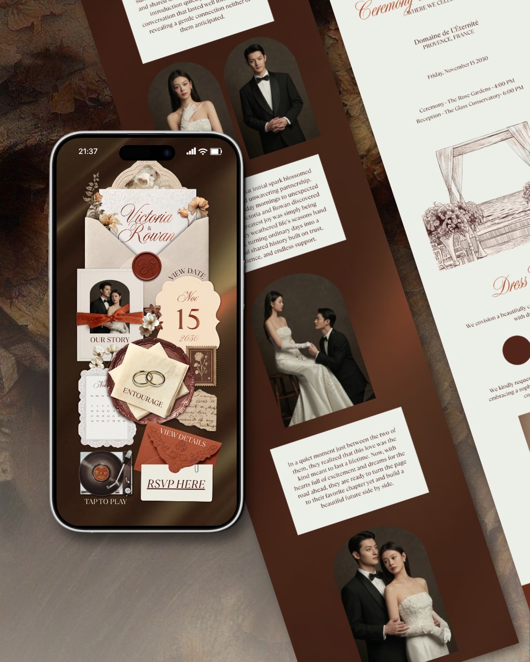 Sienna Heirloom &mdash; invitation website preview 5